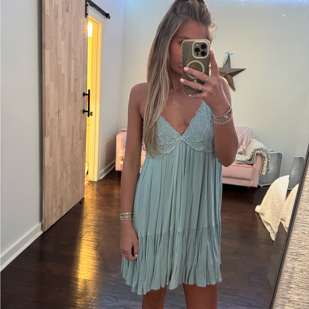Light blue sundress